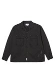 画像1: TAIN DOUBLE PUSH タインダブルプッシュ TAIN THUNDER OPEN COLLAR SHIRTS {-BFS} (1)