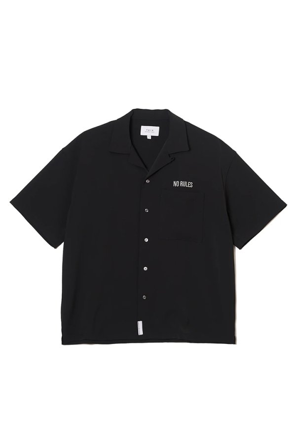 画像1: TAIN DOUBLE PUSH タインダブルプッシュ ADDICTED RUSH OPEN COLLAR SHIRTS{-BFS} (1)