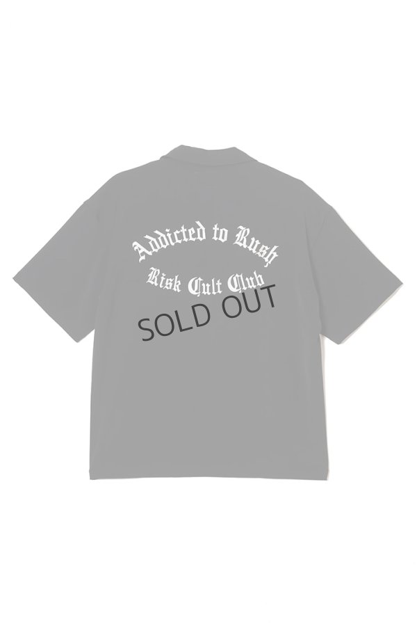 画像2: {SOLD}TAIN DOUBLE PUSH タインダブルプッシュ ADDICTED RUSH OPEN COLLAR SHIRTS{-BFS} (2)