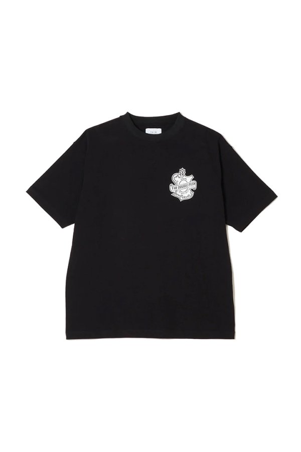 画像1: TAIN DOUBLE PUSH タインダブルプッシュ TAIN EMBLEM SHORT SLEEVE T-SHIRTS{-BFS} (1)