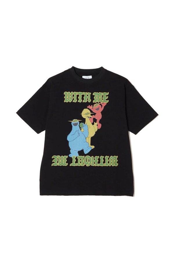画像1: TAIN DOUBLE PUSH タインダブルプッシュ WITH ME WITHOUT ME SHORT SLEEVE T-SHIRTS{-BFS} (1)