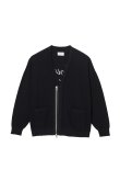 画像1: TAIN DOUBLE PUSH タインダブルプッシュ KNIT ZIP CARDIGAN{-BFS} (1)