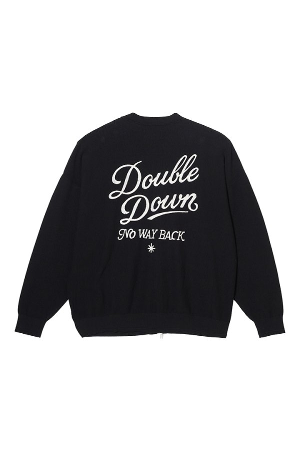 画像2: TAIN DOUBLE PUSH タインダブルプッシュ KNIT ZIP CARDIGAN{-BFS} (2)
