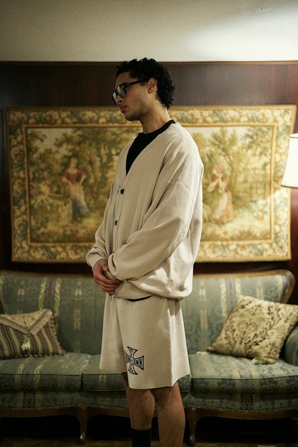 画像5: TAIN DOUBLE PUSH タインダブルプッシュ KNIT ZIP CARDIGAN{-BFS} (5)