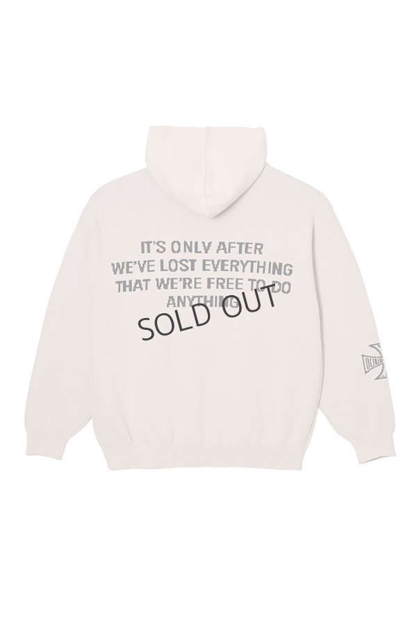 画像2: {SOLD}TAIN DOUBLE PUSH タインダブルプッシュ KNIT HOODIE{-BFS} (2)