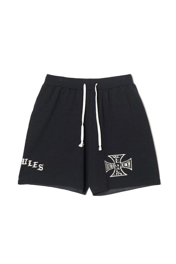 画像1: TAIN DOUBLE PUSH タインダブルプッシュ ARCH T KNIT SHORTS{-BFS} (1)