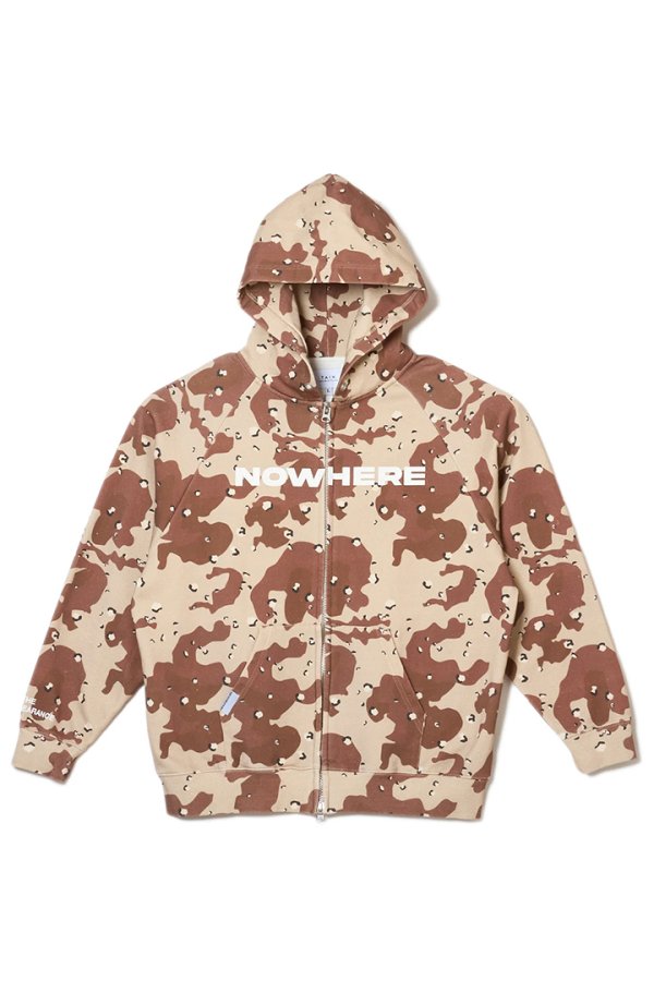 画像1: TAIN DOUBLE PUSH タインダブルプッシュ NOWHERE P/O SWEAT HOODIE{-BFA} (1)
