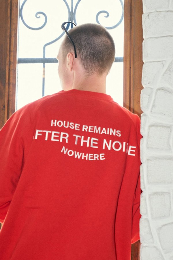 画像7: TAIN DOUBLE PUSH タインダブルプッシュ AFTER THE NOISE CREW NECK SWEAT{-BFA} (7)