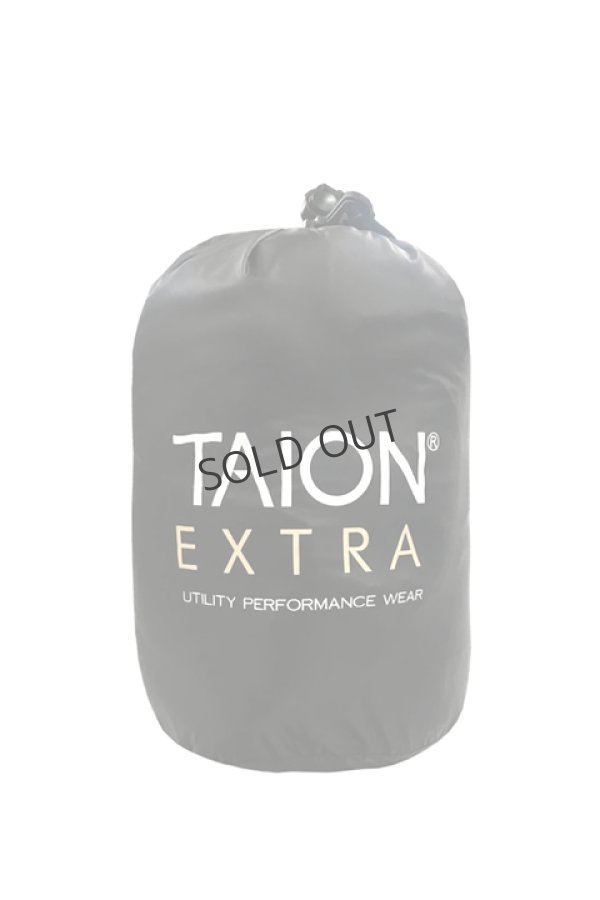 画像6: {SOLD}TAION EXTRA UTILITY PERFORMANCE WEAR CREW NECK INNER DOWN SET{TAION-EX-W04SET-BLK-AIA} (6)