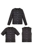 画像2: {SOLD}TAION EXTRA UTILITY PERFORMANCE WEAR CREW NECK INNER DOWN SET{TAION-EX-04SET-BLK-AIA} (2)