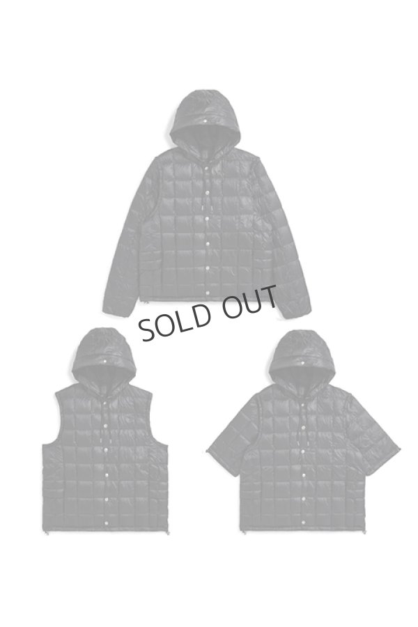 画像10: {SOLD}TAION EXTRA UTILITY PERFORMANCE WEAR HOODIE INNER DOWN SET【TYPE 2】{TAION-EX-06A2-BLK-BBA} (10)