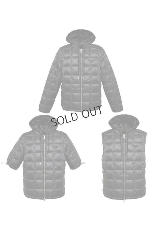 画像2: {SOLD}TAION EXTRA UTILITY PERFORMANCE WEAR HOODIE INNER DOWN SET{TAION-EX-06SET-BLK-BJA} (2)