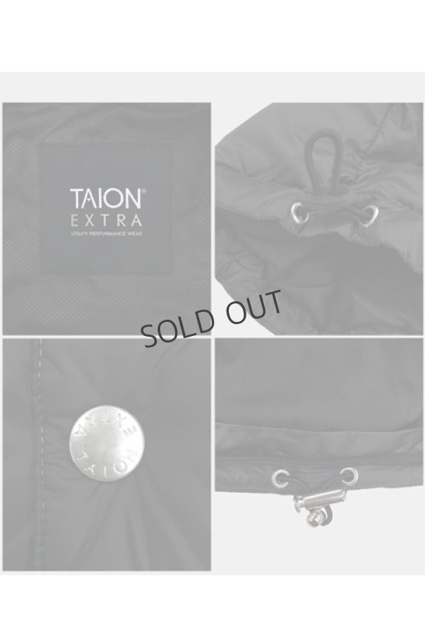 画像5: {SOLD}TAION EXTRA UTILITY PERFORMANCE WEAR HOODIE INNER DOWN SET{TAION-EX-06SET-BLK-BJA} (5)