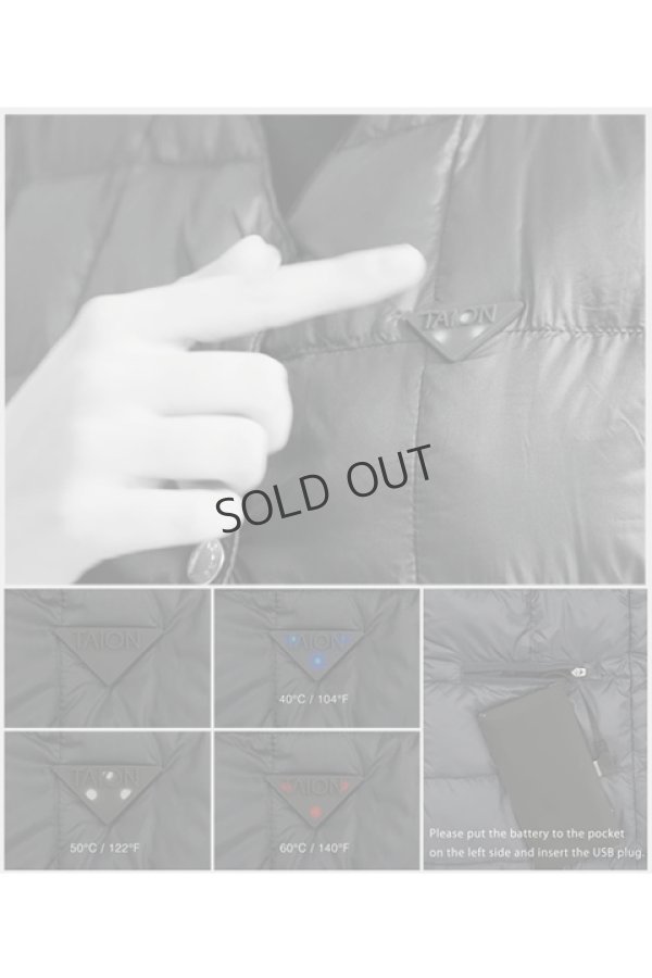 画像4: {SOLD}TAION EXTRA UTILITY PERFORMANCE WEAR HOODIE INNER DOWN SET{TAION-EX-06SET-GRY-BJA} (4)