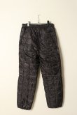 画像4: 【UNISEX】TAION EXTRA UTILITY PERFORMANCE WEAR SLIM INNNER DOWN PANTS SET{TAION-EX-PT131-BLK-BBA} (4)