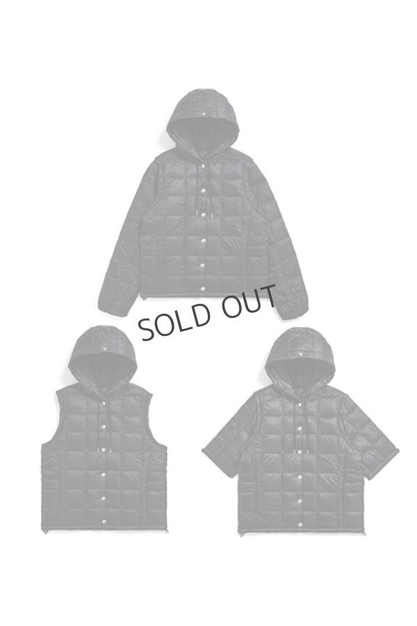 画像7: {SOLD}TAION EXTRA UTILITY PERFORMANCE WEAR HOODIE INNER DOWN SET【TYPE 2】{TAION-EX-W06A-BLK-BBA} (7)