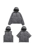 画像8: TAION EXTRA UTILITY PERFORMANCE WEAR HOODIE INNER DOWN SET【TYPE 2】{TAION-EX-W06A-GRY-BBA} (8)