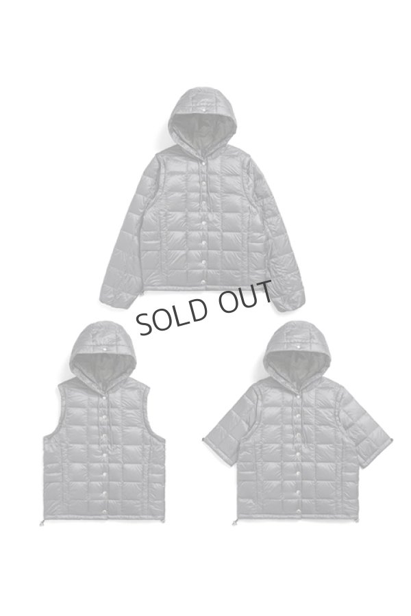 画像8: {SOLD}TAION EXTRA UTILITY PERFORMANCE WEAR HOODIE INNER DOWN SET【TYPE 2】{TAION-EX-W06A-GRY-BBA} (8)