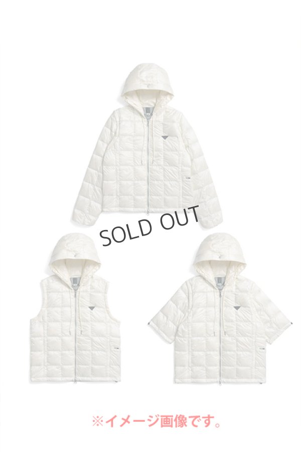 画像9: {SOLD}TAION EXTRA UTILITY PERFORMANCE WEAR HOODIE INNER DOWN SET【TYPE 2】{TAION-EX-W06A-WHT-BBA} (9)