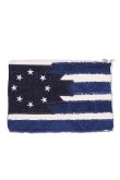 画像2: {SOLD}TMT ティーエムティー NATIVE U.S.FLAG CLUTCH BAG{-AHA} (2)