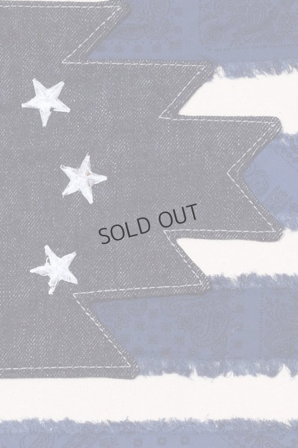 画像5: {SOLD}TMT ティーエムティー NATIVE U.S.FLAG CLUTCH BAG{-AHA} (5)