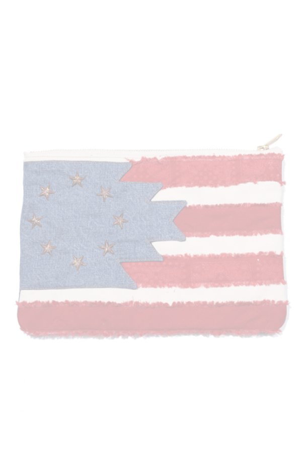画像2:   TMT ティーエムティー NATIVE U.S.FLAG CLUTCH BAG{-AHA} (2)