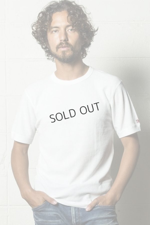 画像2: {SOLD}TMT×Healthknit ティーエムティー×ヘルスニット WAFFLE PACK-TEE{TCS-F18HN01-WHT-AHA} (2)
