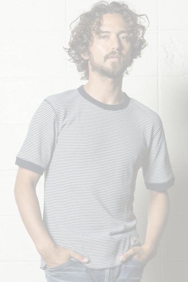 画像3:  {SOLD} TMT×Healthknit ティーエムティー×ヘルスニット WAFFLE PACK-TEE{TCS-F18HN01-WHT-AHA} (3)