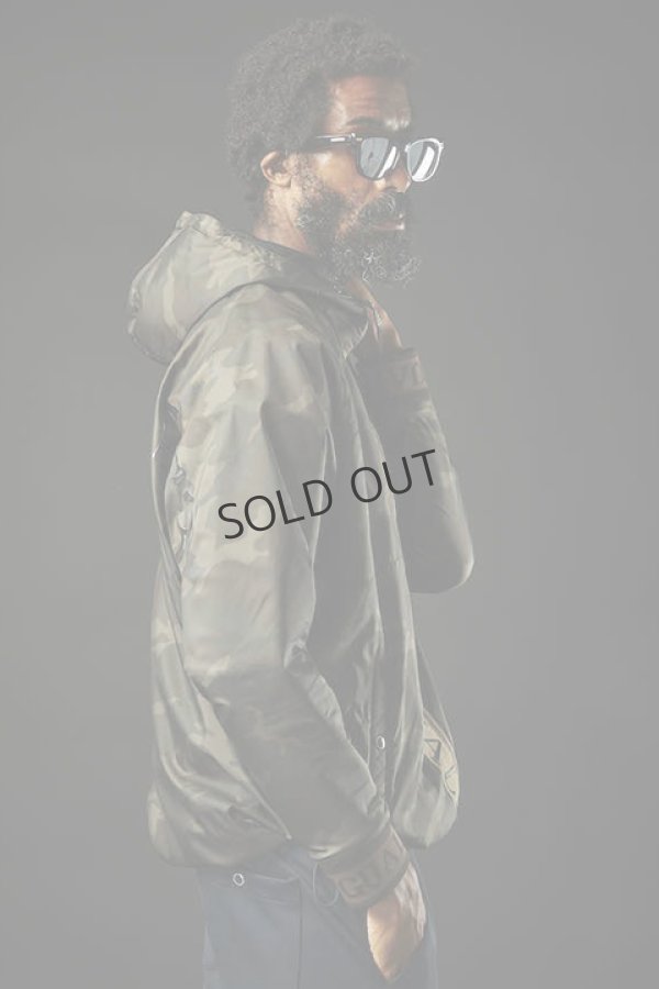 画像2: {SOLD}1piu1uguale3 ウノピゥウノウグァーレトレ 113 SPORT / THESAINT MAFIA / HOODED DOLMAN BZ RIBBON TAPE CAMO (KHAKI CAMO){-BCA} (2)