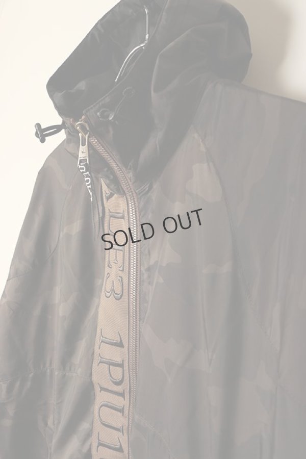 画像7: {SOLD}1piu1uguale3 ウノピゥウノウグァーレトレ 113 SPORT / THESAINT MAFIA / HOODED DOLMAN BZ RIBBON TAPE CAMO (KHAKI CAMO){-BCA} (7)