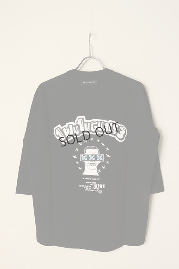 画像9: {SOLD}1piu1uguale3 ウノピゥウノウグァーレトレ 113 SPORT / THESAINT MAFIA / T.S.M.C TAG RAGLAN 3/4{-BCA} (9)