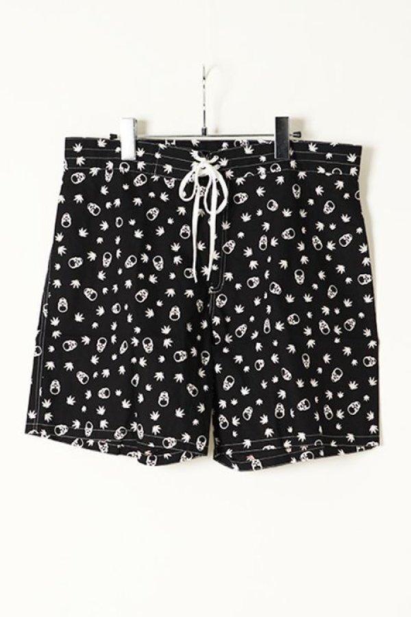 画像1: lucien pellat-finet ルシアン ペラフィネ MONOGRAM SURFER SHORT 水着{-AFS} (1)