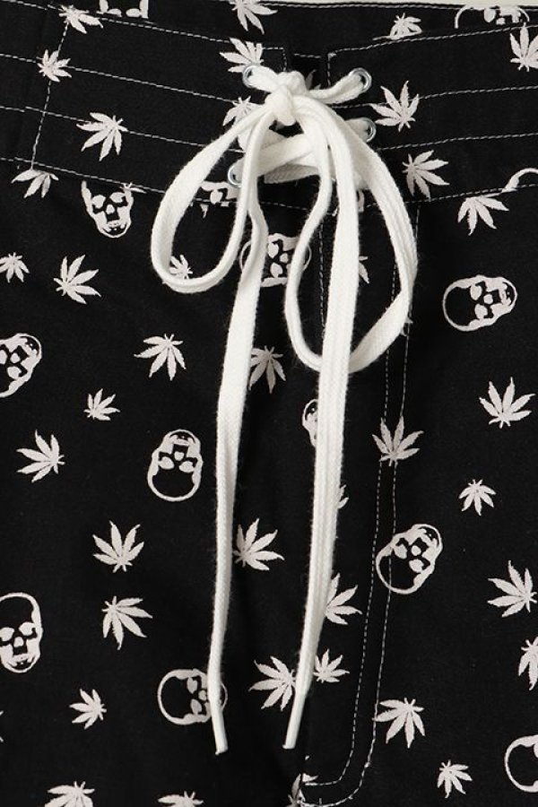 画像2: 【 50%OFF セール79,200円→39,600円】 lucien pellat-finet ルシアン ペラフィネ MONOGRAM SURFER SHORT 水着{-AFS} (2)