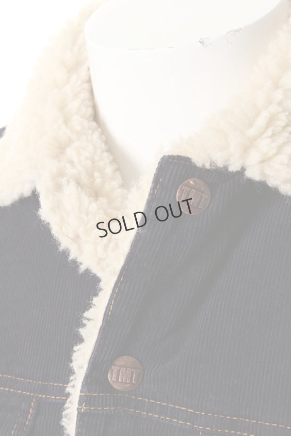 画像4: {SOLD}TMT ティーエムティー CORDUROY VINTAGE BOA Gジャン{-AEA} (4)