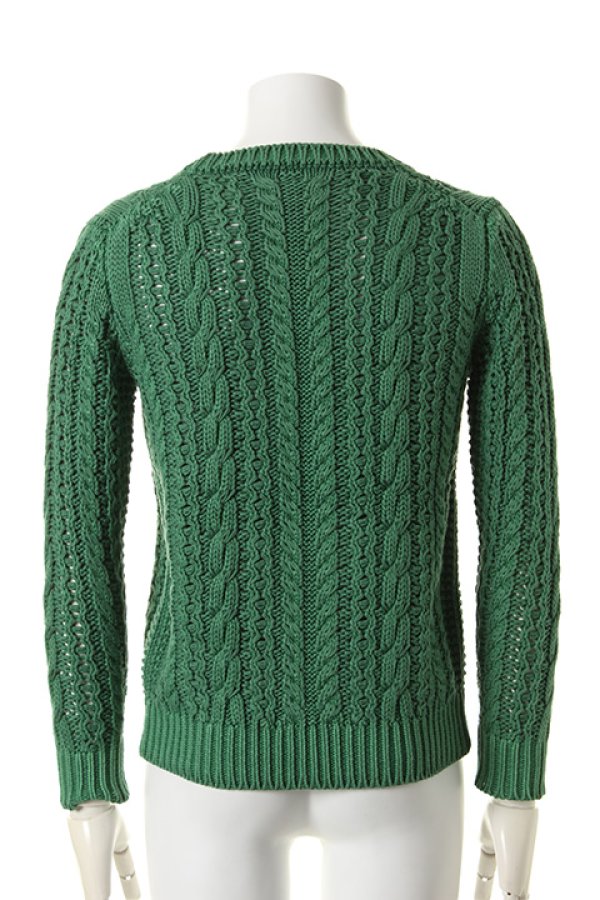 画像2: 【 50%OFF セール37,400円→18,700円】 TMT ティーエムティー LOW GAUGE COLOR CREW KNIT{-AEA} (2)