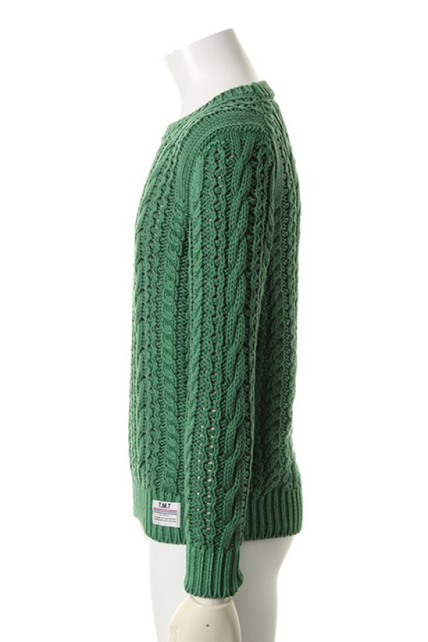 画像3: 【 50%OFF セール37,400円→18,700円】 TMT ティーエムティー LOW GAUGE COLOR CREW KNIT{-AEA} (3)