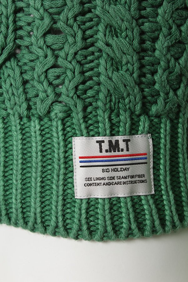 画像5: 【 50%OFF セール37,400円→18,700円】 TMT ティーエムティー LOW GAUGE COLOR CREW KNIT{-AEA} (5)