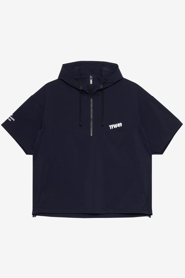 画像1: TFW49 ティーエフダブリューフォーティーナイン LUXURY TECH SS PULL ZIP-UP{-BFS} (1)