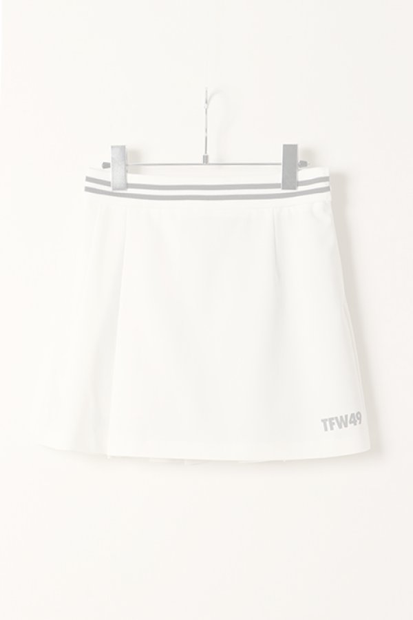 画像1:   TFW49 ティーエフダブリューフォーティーナイン WRAP PLEATED SKIRT{-BDS} (1)