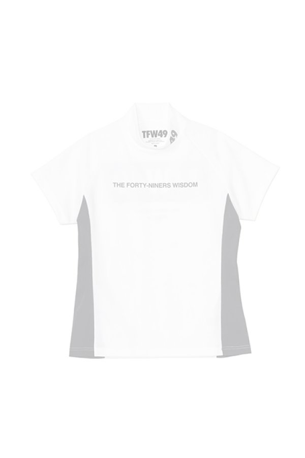 画像1:   TFW49 ティーエフダブリューフォーティーナイン SIDE MESH MOCKNECK T{-BDS} (1)