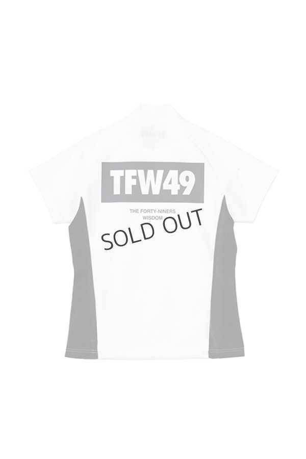 画像2: {SOLD}TFW49 ティーエフダブリューフォーティーナイン SIDE MESH MOCKNECK T{-BDS} (2)