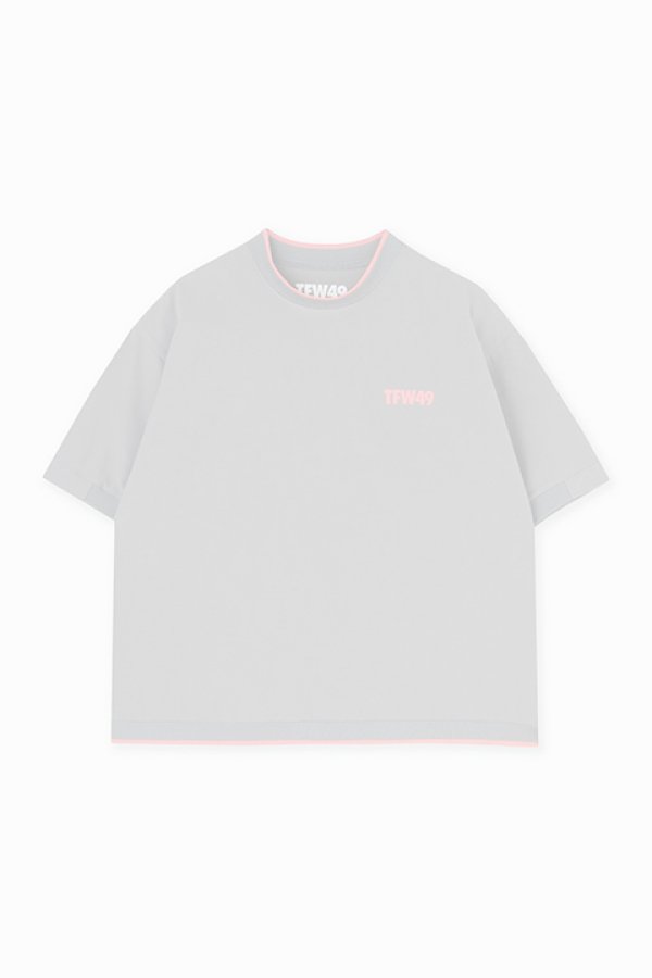画像1:   TFW49 ティーエフダブリューフォーティーナイン RELAX HALF MOCKNECK{-BDS} (1)