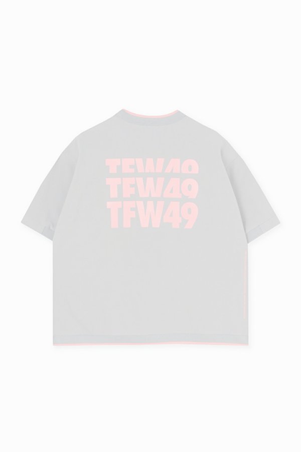 画像2:   TFW49 ティーエフダブリューフォーティーナイン RELAX HALF MOCKNECK{-BDS} (2)