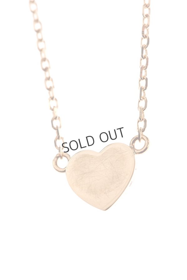 画像3: {SOLD}tink pink ティンクピンク パヴェハートイニシャル N ネックレス{-} (3)