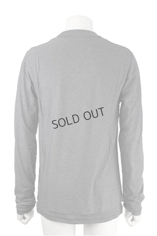 画像2: {SOLD}KRIS VAN ASSCHE クリスヴァンアッシュ DOUBLE LAYER ROUND NECK LONG SLEEVE TSHIRT{112TS0505-5284-450-} (2)