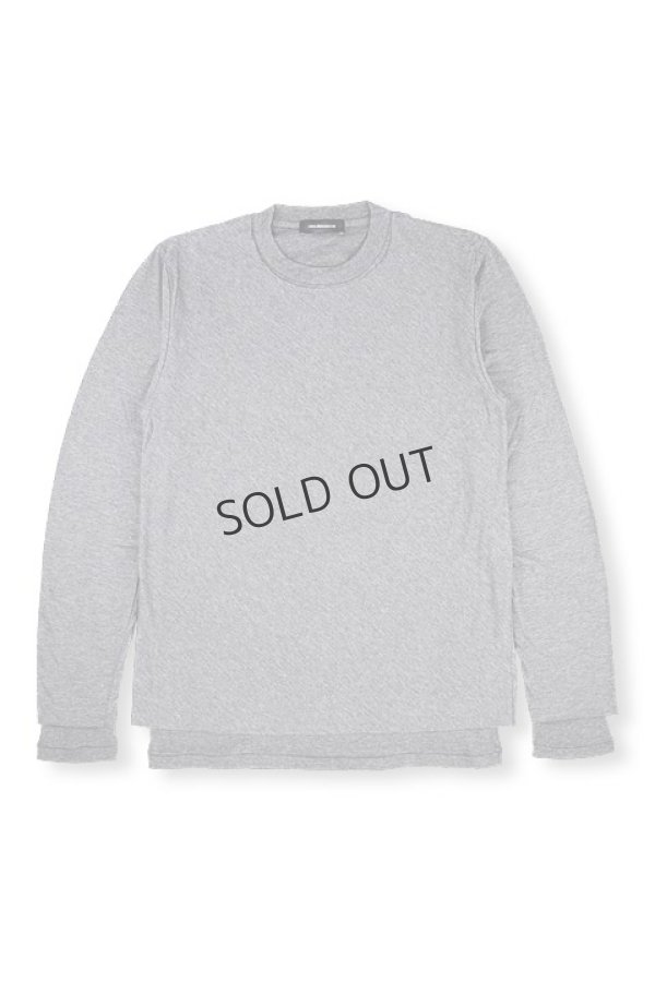 画像5: {SOLD}KRIS VAN ASSCHE クリスヴァンアッシュ DOUBLE LAYER ROUND NECK LONG SLEEVE TSHIRT{112TS0505-5284-450-} (5)
