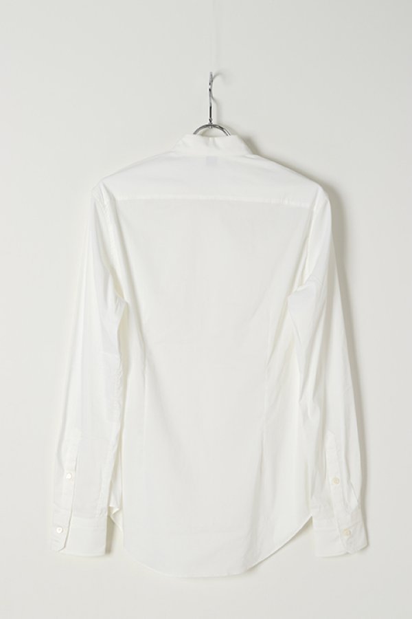 画像5: under bar アンダーバー Regular Collar Stretch White Shirts{-ADS} (5)