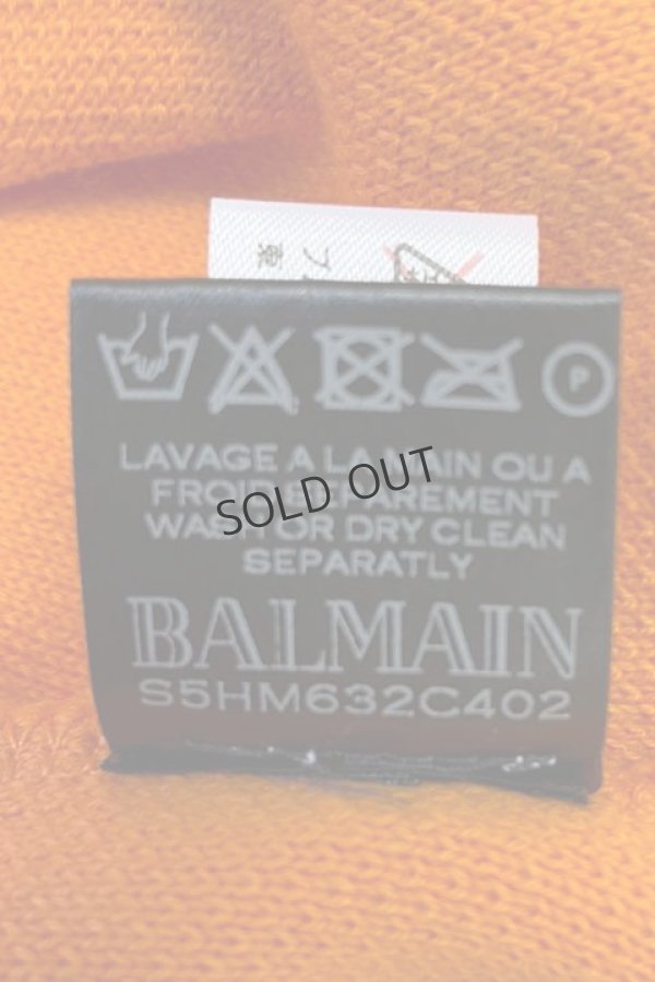 画像7: {SOLD}☆Sランク BALMAIN バルマン フード付きコットンニット!! 美品 (7)
