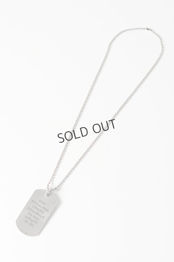 画像5: {SOLD}☆新品未使用 Chrome Hearts クロムハーツ ゴッドブレスワールド ドッグタグ ペンダント (5)