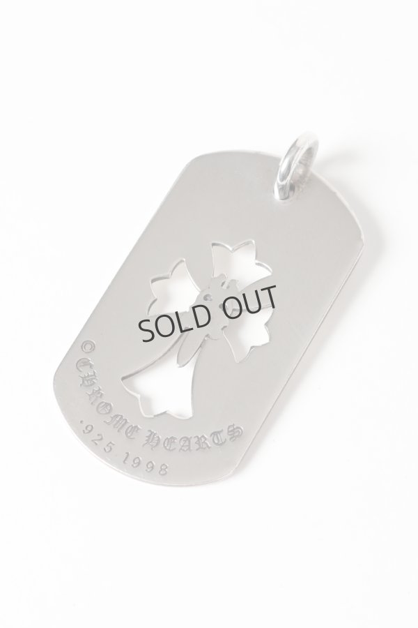 画像3: {SOLD}☆新品未使用 Chrome Hearts クロムハーツ ロサンゼルス限定 カットアウトクロスダガー ドッグタグ ペンダント (3)